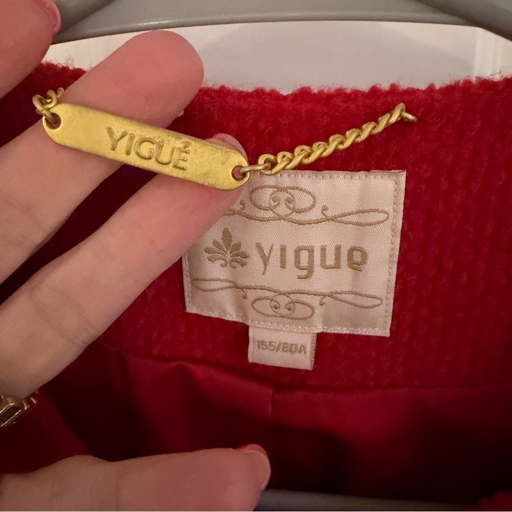 Cherry Red Wool Classic / Vintage  Blazer - Picture 4 of 4